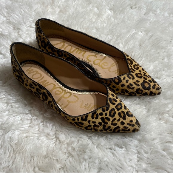 Sam Edelman Calf Hair? Animal Print Flats - Picture 2 of 9